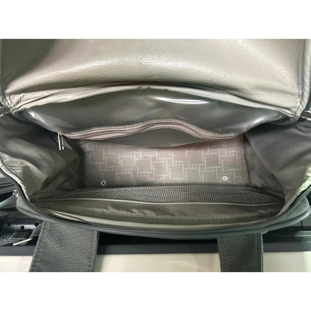 Samsonite Green Ballistic Nylon Travel Carry-On Bag‎ Multi-Pocket Utility Duffle